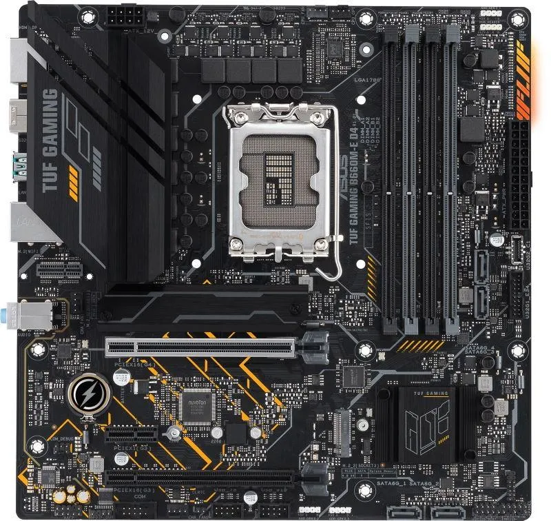 Материнская плата Asus TUF GAMING B660M-E D4